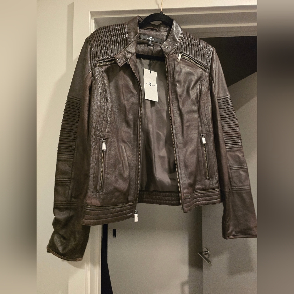Leather Jacket (never worn)
